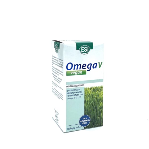 Omega V Vegan, 120 kapsul