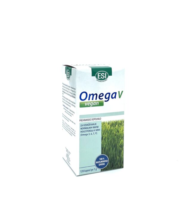 Omega V Vegan, 120 kapsul