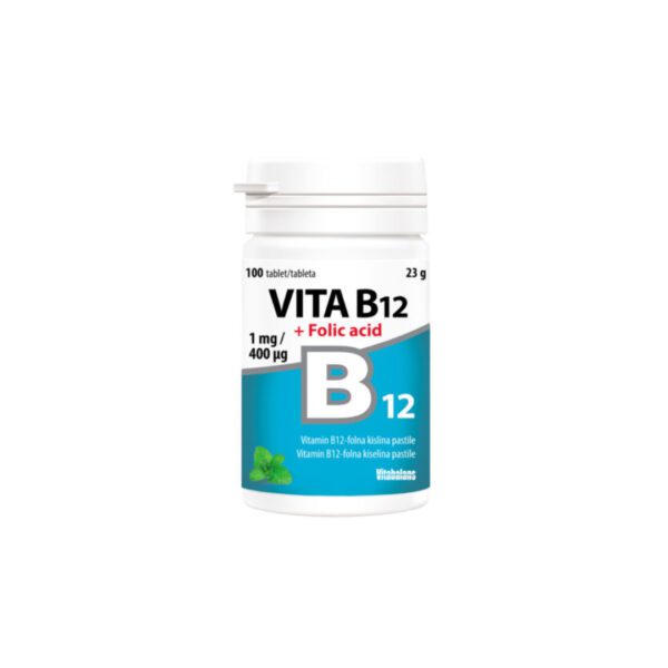 Vitamin B12+ folna a100 vitabalans