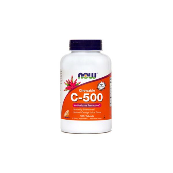 Now vitamin c-500 žvečljive a100