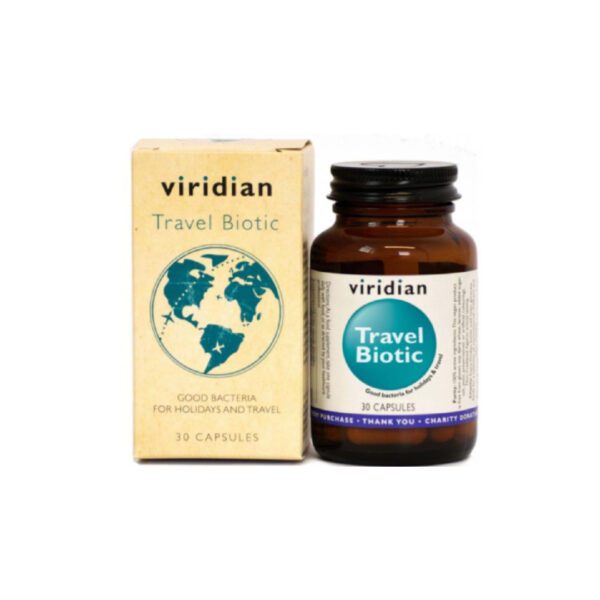 Viridian probiotik travel biotic cps a30