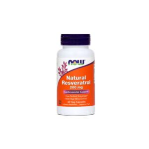 Now resveratrol 200mg cps a60