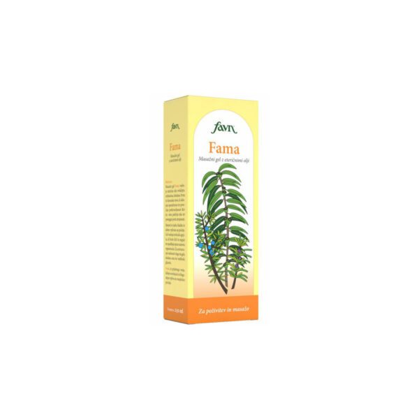 FAMA – masažni gel za poživitev in masažo, 250ml