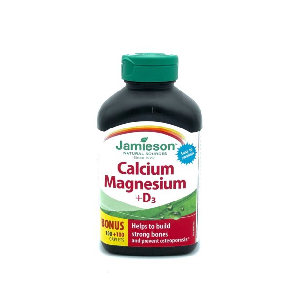 Jamieson Kalcij, Magnezij in Vitamin D3, kapsule