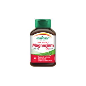 Jamieson Magnezij 500 mg + D3 500 i.e., tablete