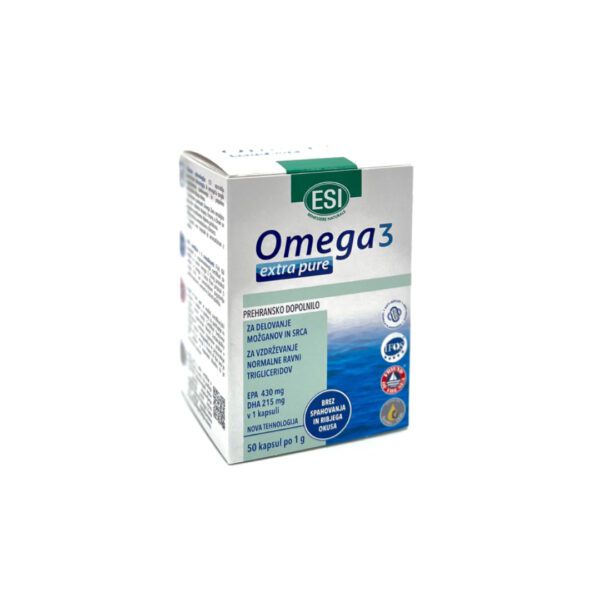Omega 3 Extra Pure, 50 mehkih kapsul