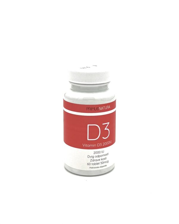 Vitamin D3 2000IU – 60 tablet